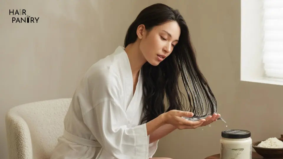 How Fermented Rice Water Makes Hair Strong