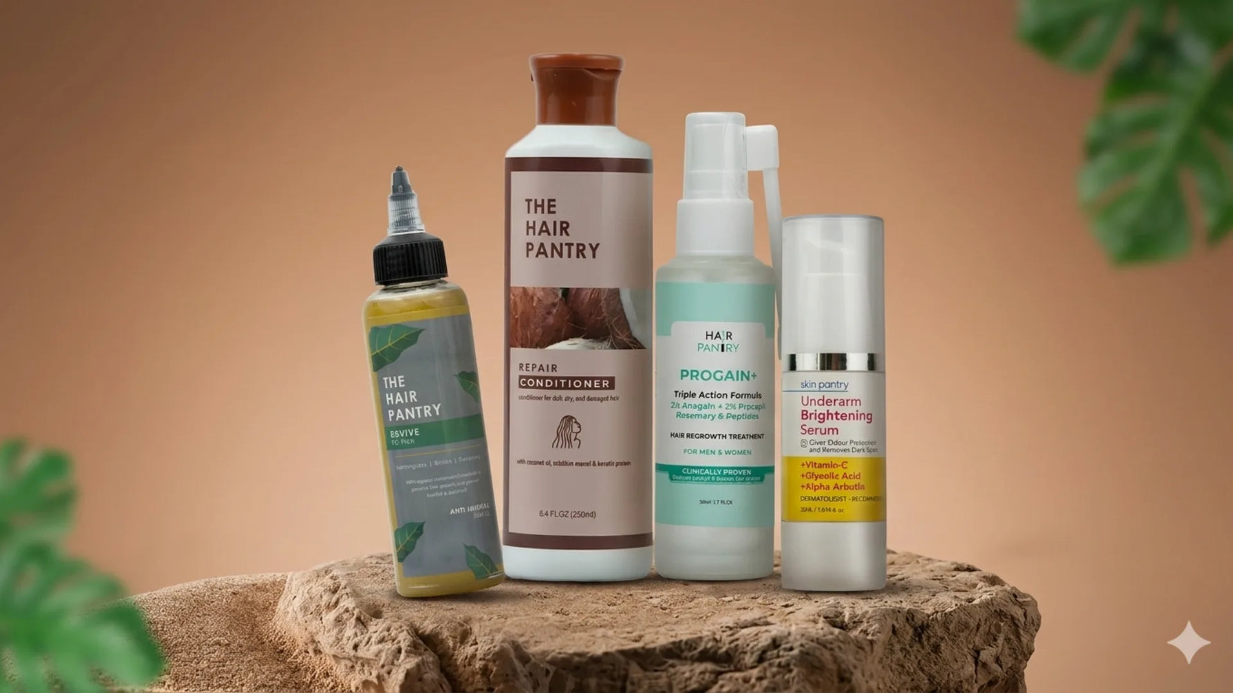 4 hair care products of The Hair Pantry