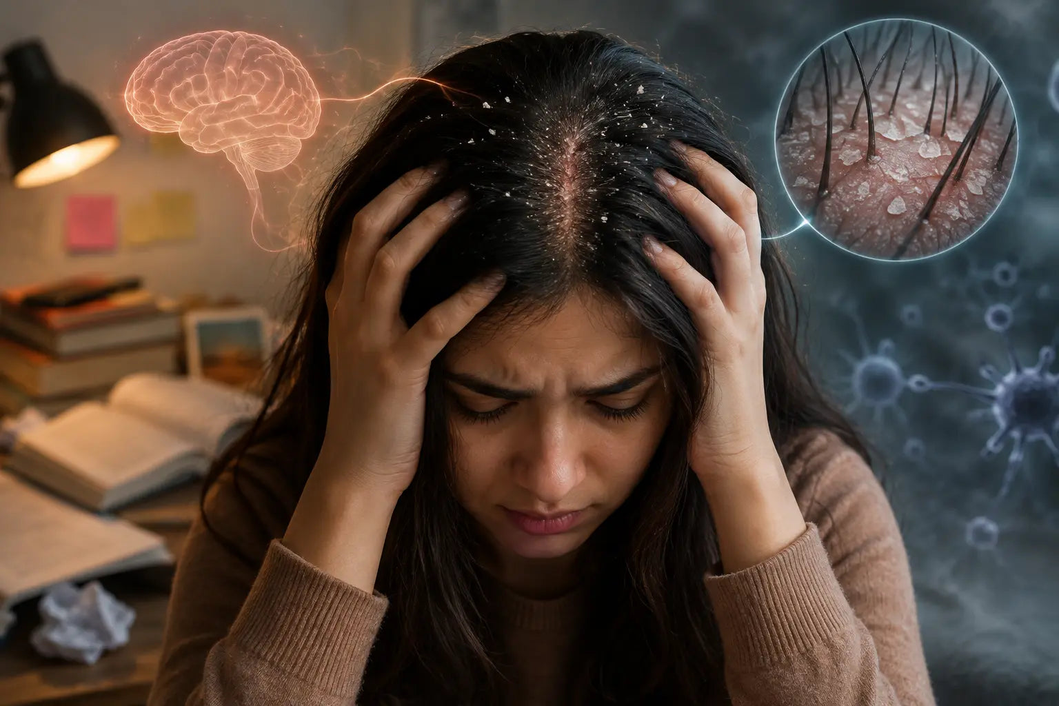 Can Mental Stress Trigger Scalp Problems?