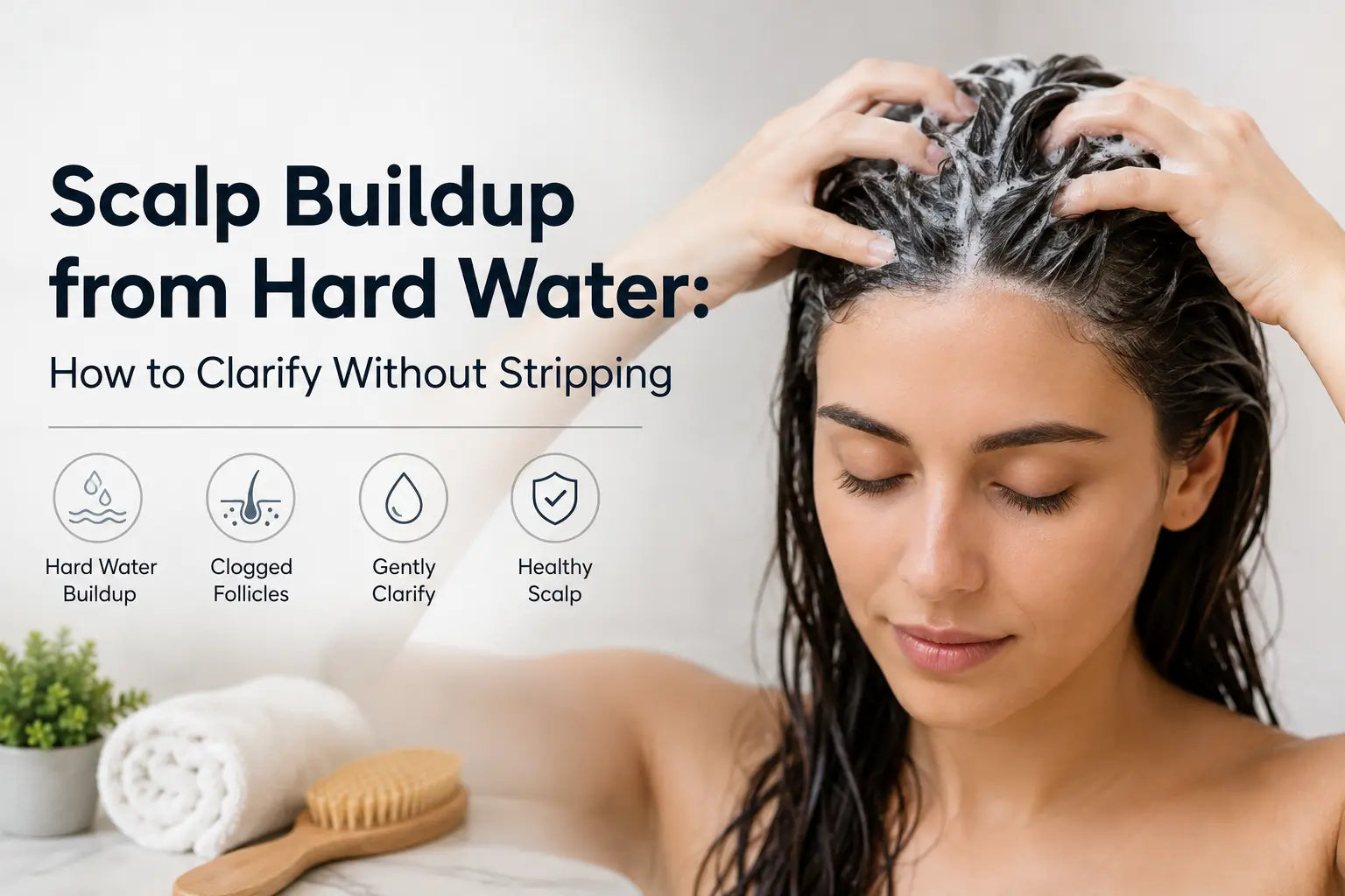 Scalp Buildup from Hard Water: How to Clarify Without Stripping