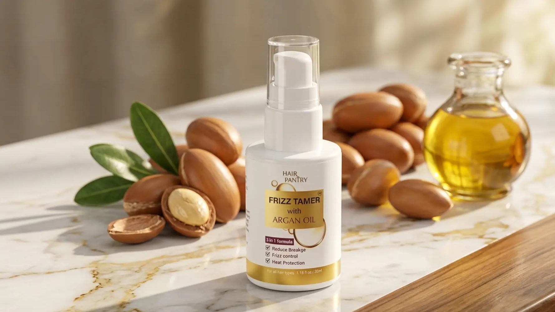 Hair Pantry Frizz Tamer with Argan Oil