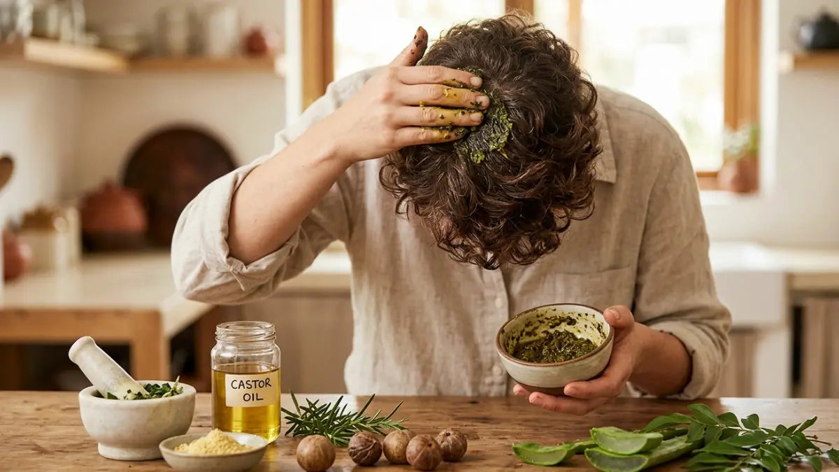 How to Make Hair Roots Strong With DIY Remedies