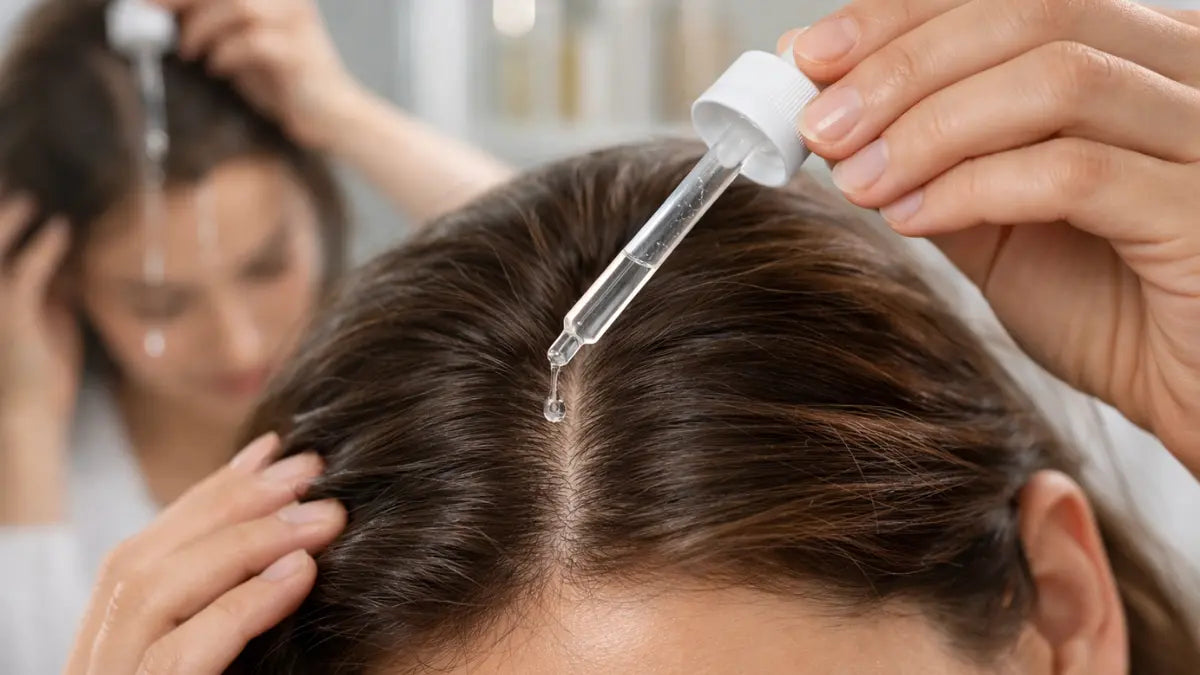 lady-oiling-the-hair