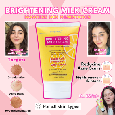 Skin whitening cream