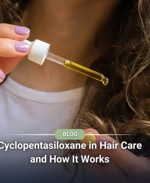 Cyclopentasiloxane in hair care