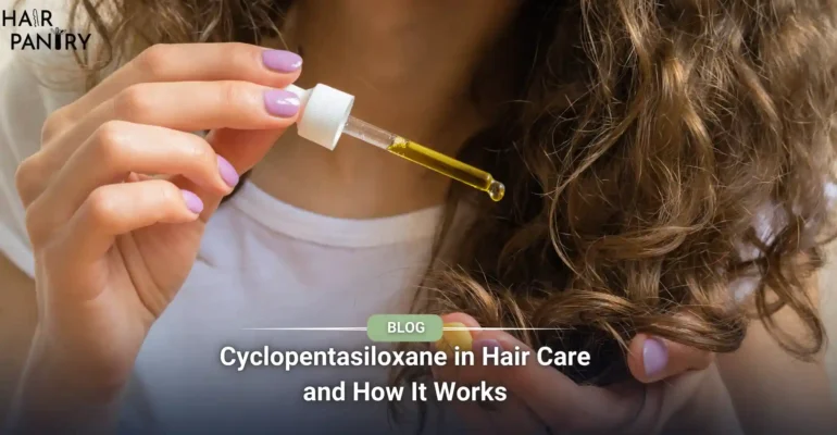 Cyclopentasiloxane in hair care